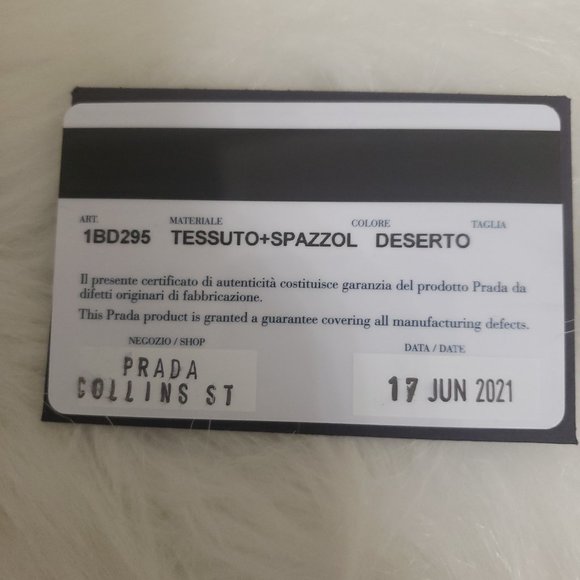 Prada Pocket Nylon and Brushed leather bag - Picture 7 of 10